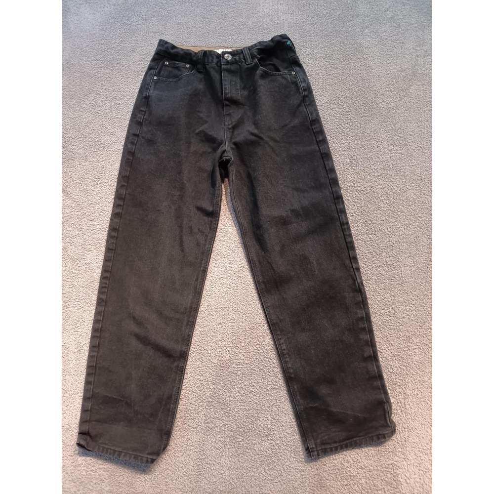 Fashion Jeans HipHop Life Relaxed Straight‎ Jeans 32 Black Denim